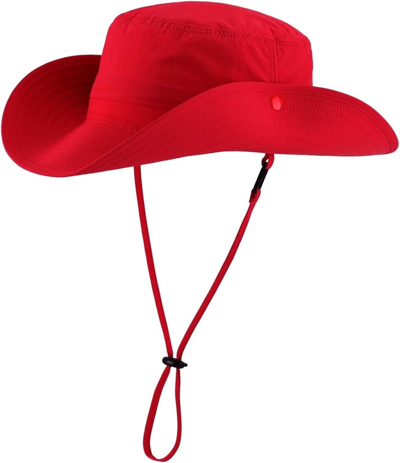 Connectyle Sun Hat for Men Women Outdoor UV Protection Safari Hat for Fishing Hiking Gardening Breathable Cowboy Hat UPF50 - Image 2